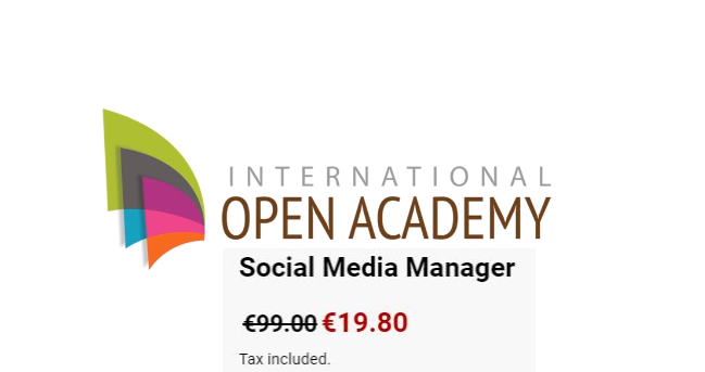 social media manager open accadmy course